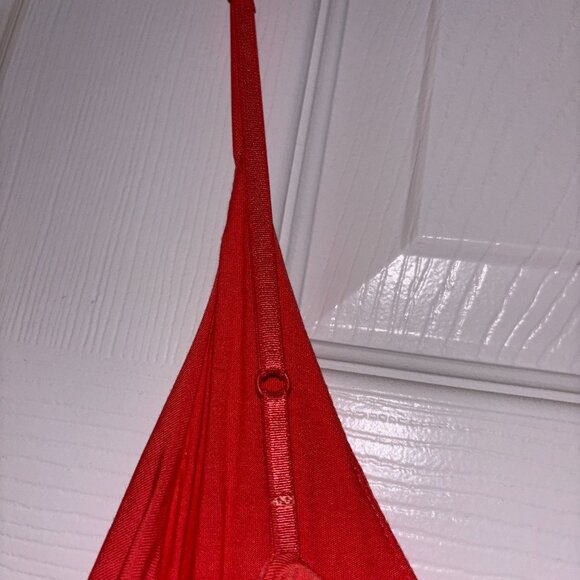 New Lexi Drew flounce maxi dress in Coral size Medium - Picture 4 of 5